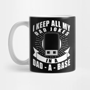 Dad Jokes In A Dad A Base Funny Husband Mug